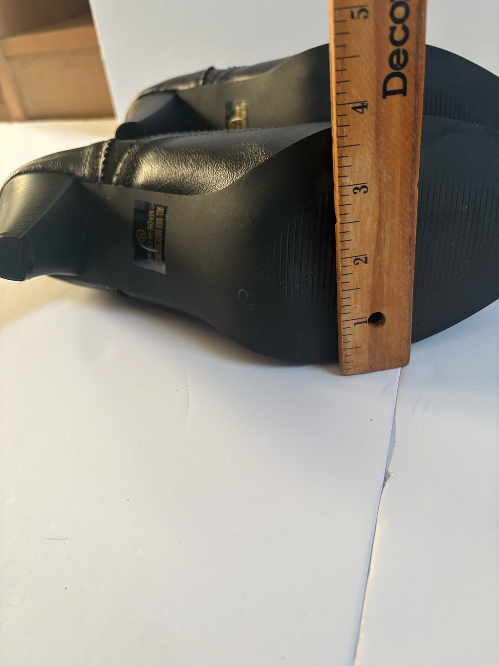 Chase + Chloe Black Vintage Wingtip Oxford Ribbon cone heels Size 10 fit smaller - Picture 11 of 15